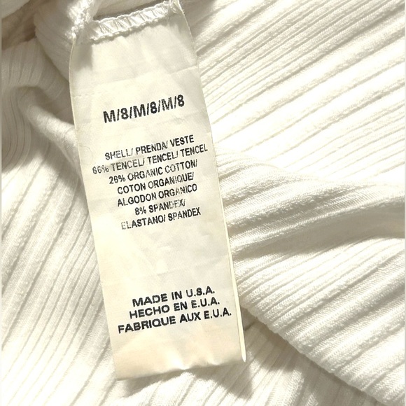 Vitamin A White Ribbed Knit Maxi Dress - Picture 9 of 11
